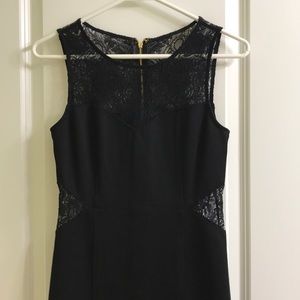 Lace cut out dress